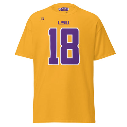 LSU Football 18 T-Shirt - Gold