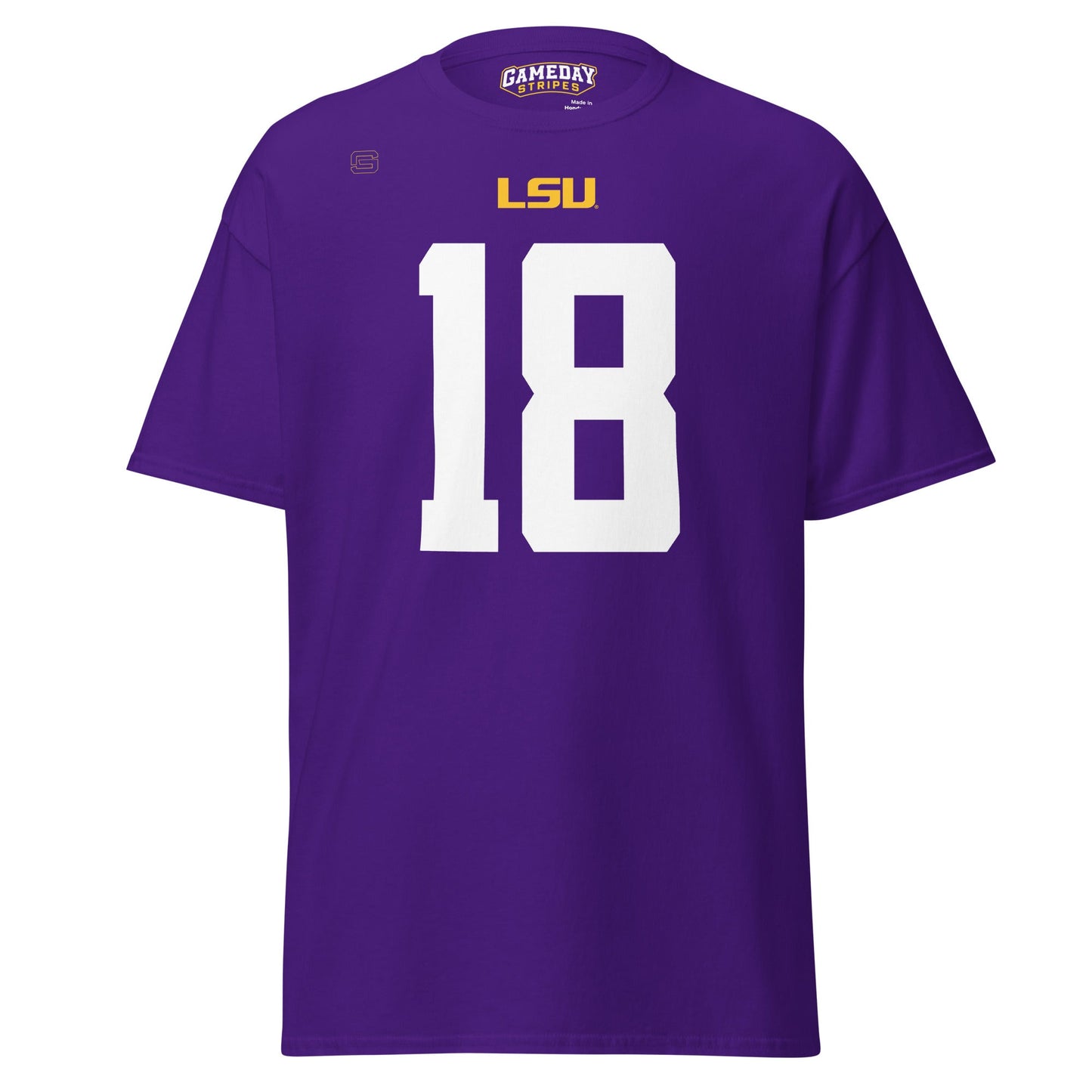 LSU Football 18 T-Shirt - Purple