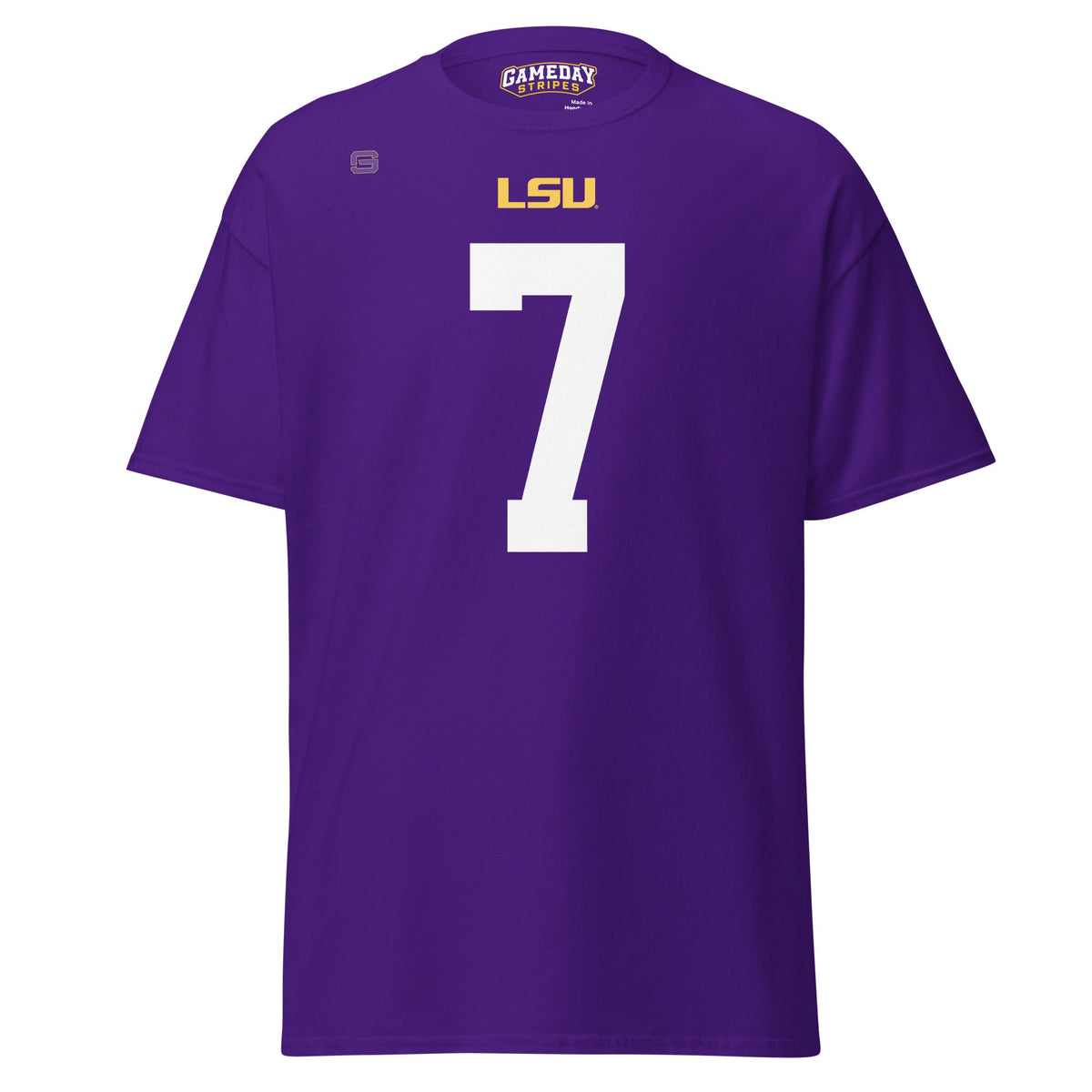 LSU Football 7 T-Shirt - Purple