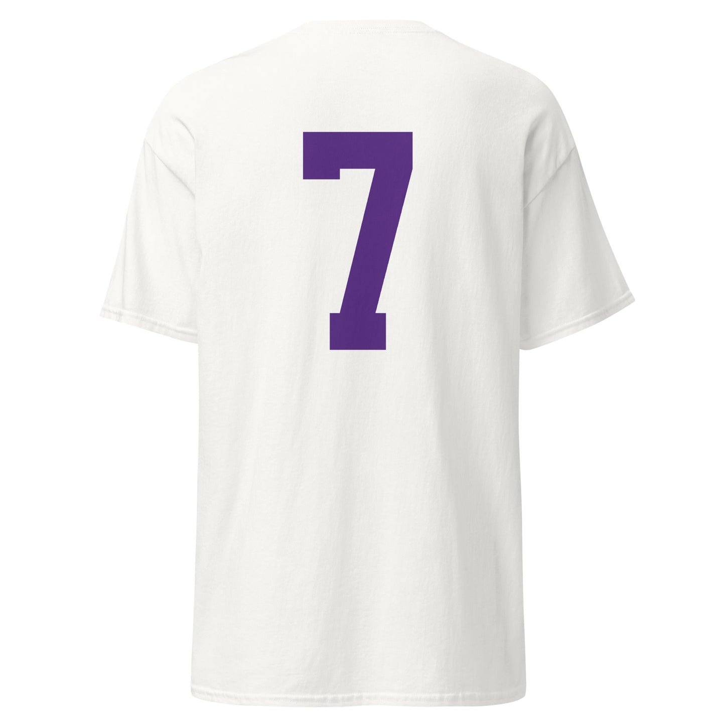 LSU Football 7 T-Shirt - White