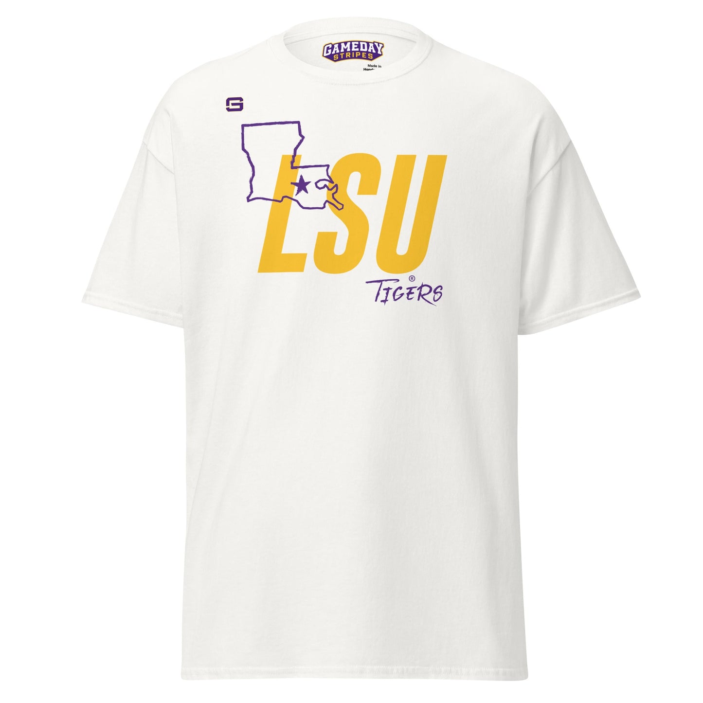 LSU Football State T-Shirt