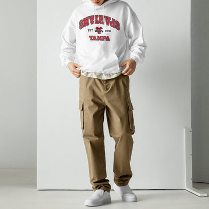 Tampa Spartans Established Hoodie Sweatshirt White