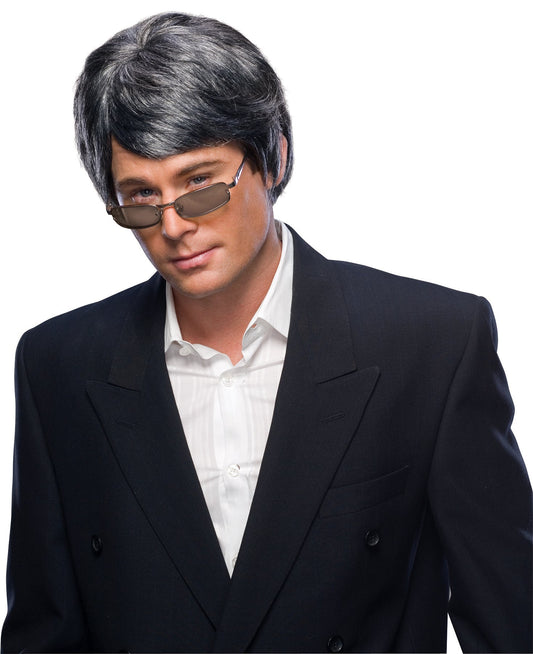 Millionaire Character Wig, Grey, One Size