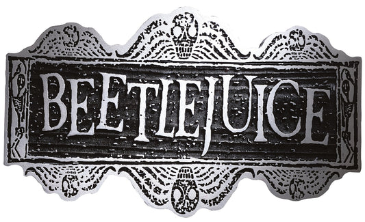 Beetlejuice Wall Art Street Sign Halloween Decoration