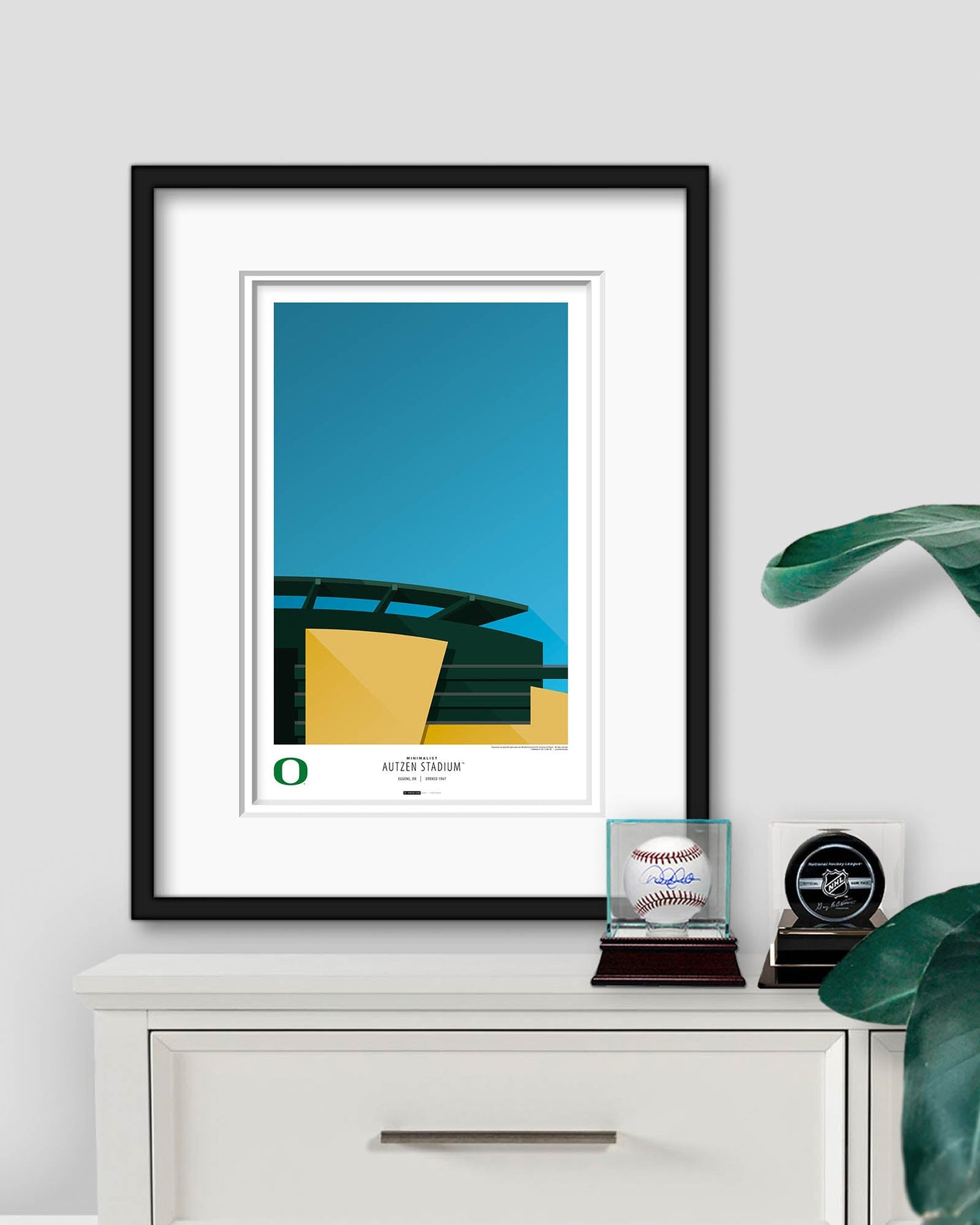 Minimalist Autzen Stadium