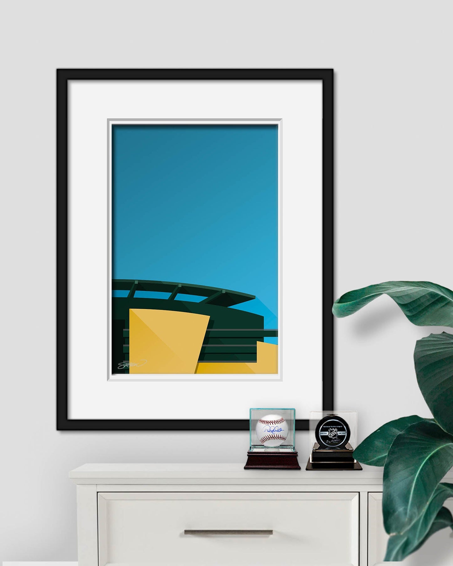 Minimalist Autzen Stadium