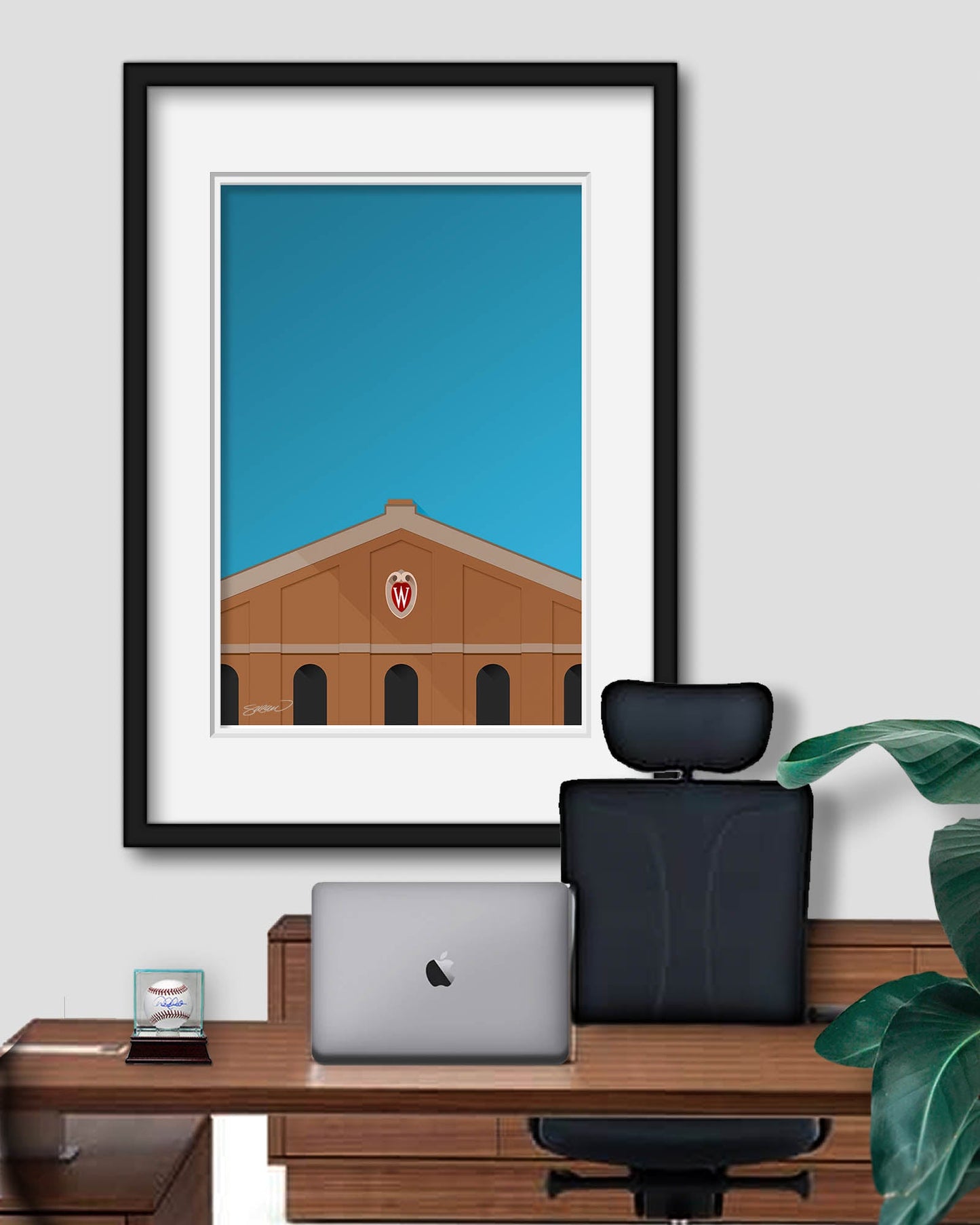 Minimalist Camp Randall Stadium