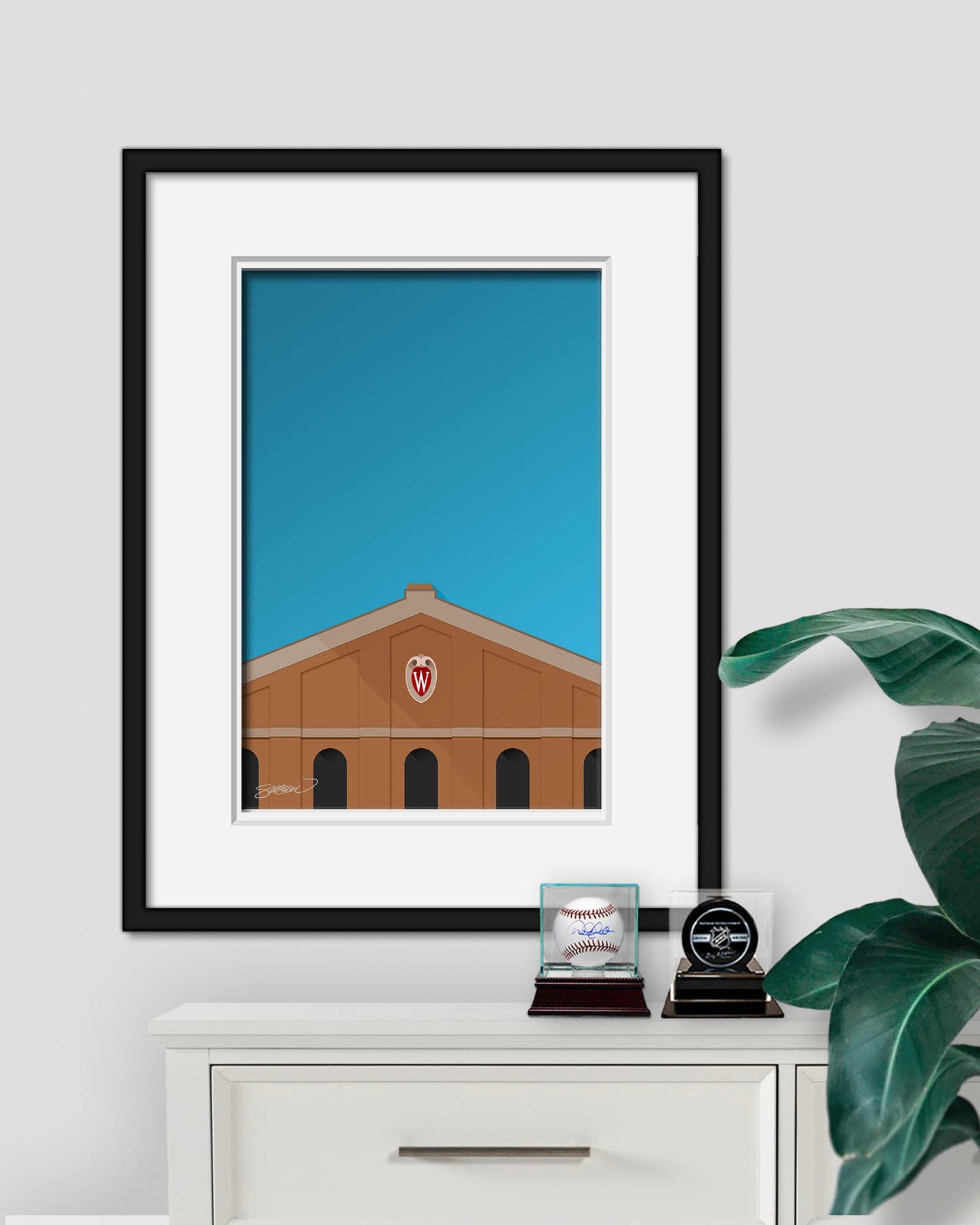 Minimalist Camp Randall Stadium