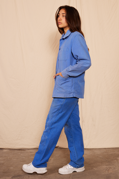 1960's Vintage Unisex Workwear Blue Jacket