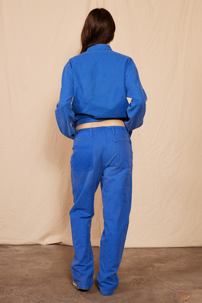 Vintage 80's Blue Euro Workwear Pants