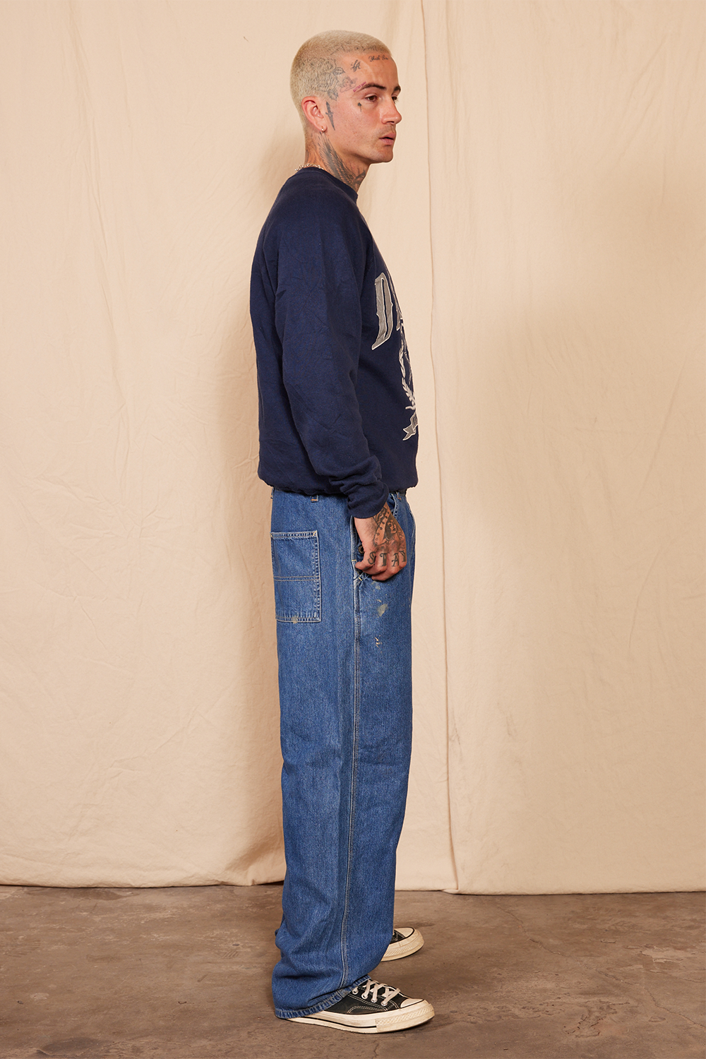 Vintage 90's Reworked Overall Trouser