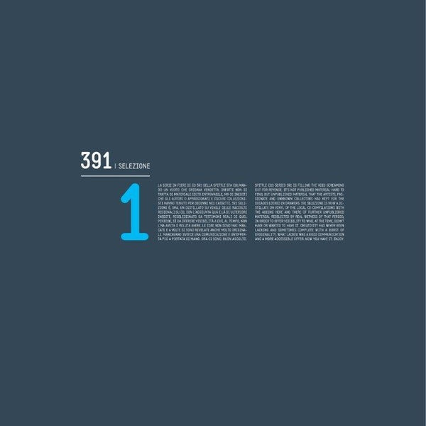 Va - 391 Selezione 1 Vinyl Record