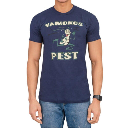 Vamonos Pest Logo Adult Navy T-Shirt