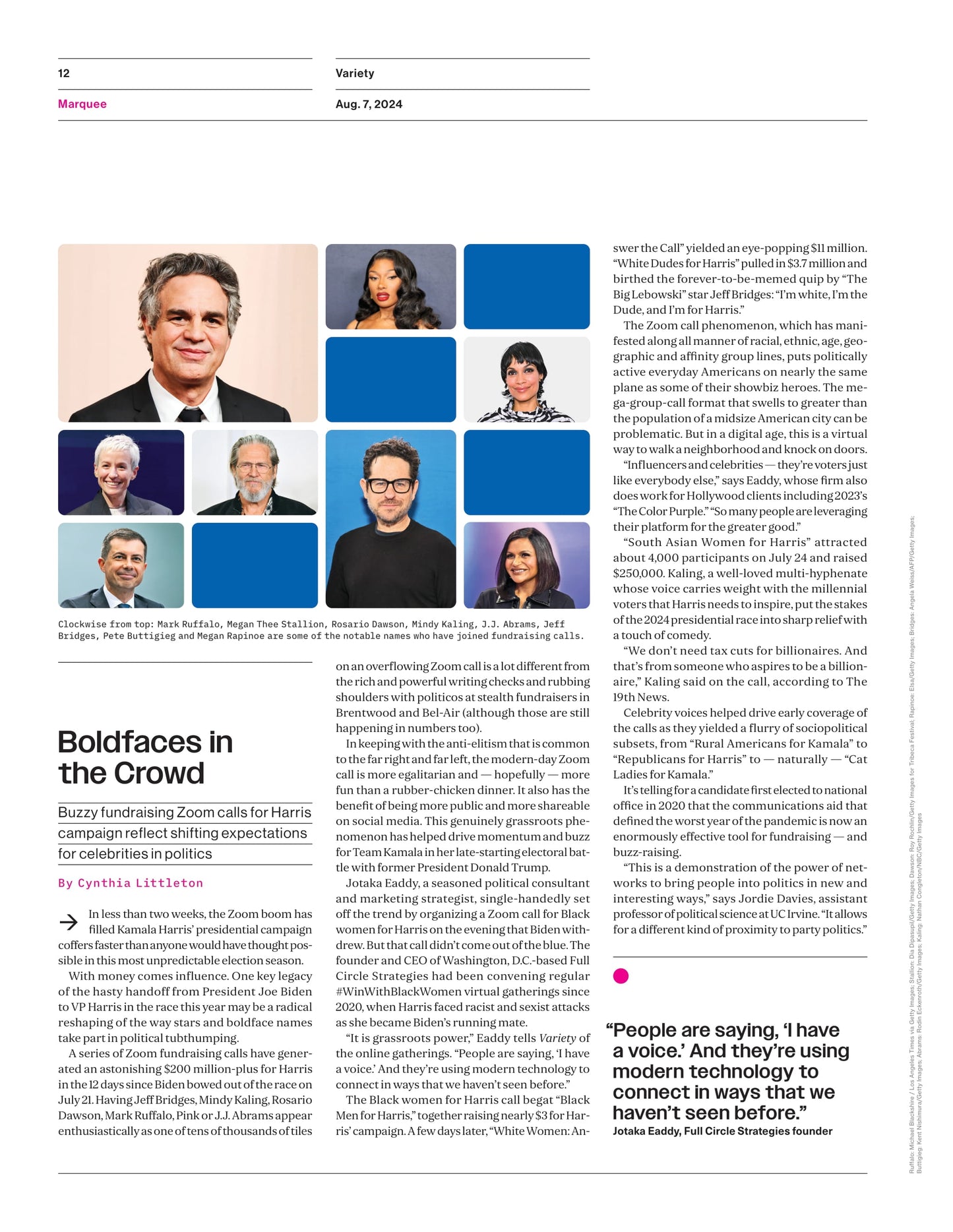 Variety - 24.08.07 Edition: Power Of Young Hollywood Featuring Sabrina Carpenter, Sadie Sink & Marcello Hernández, Daisey Edgar-Jones Joins A-list Actresses, Ariana Grande & Tom Cruise At The Olympics