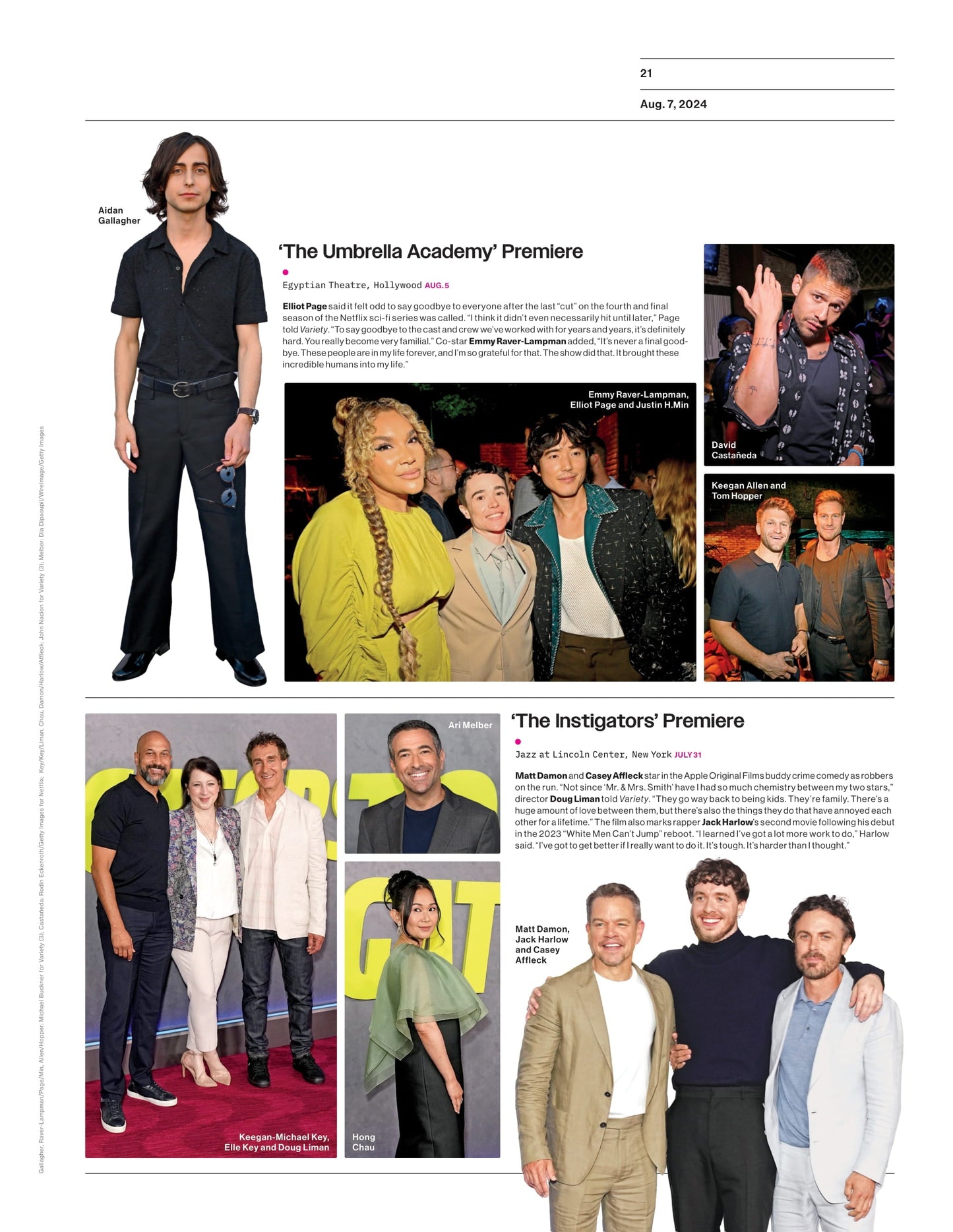 Variety - 24.08.07 Edition: Power Of Young Hollywood Featuring Sabrina Carpenter, Sadie Sink & Marcello Hernández, Daisey Edgar-Jones Joins A-list Actresses, Ariana Grande & Tom Cruise At The Olympics