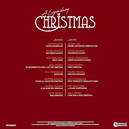 A Legendary Christmas, Volume One: The Red Collection [Import]  Vinyl Record