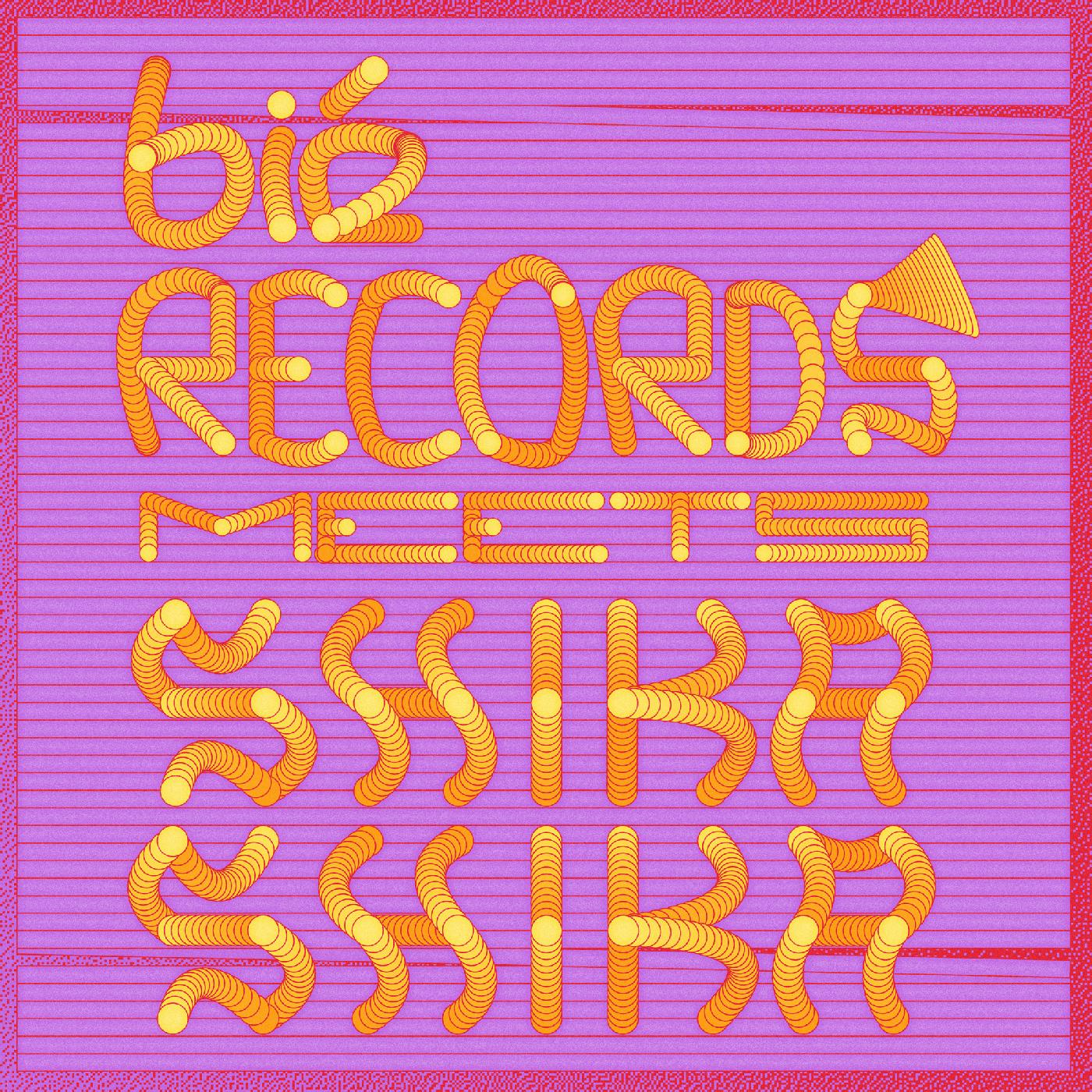 Various Artists - bi√© records meets Shika Shika (TRANSPARENT RED VINYL) Vinyl Record