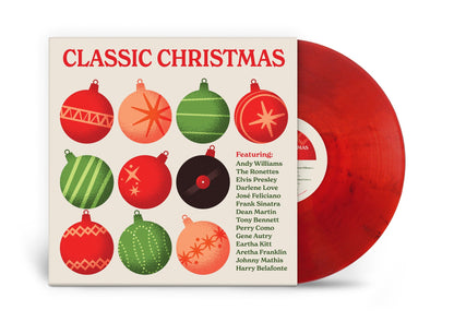 PRE-ORDER Various Artists - Classic Christmas [Vintage Ornament Red Vinyl] Vinyl Record