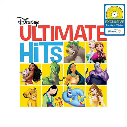 Disney Ultimate Hits (Limited Edition, Translucent Yellow Colored Vinyl) Vinyl Record
