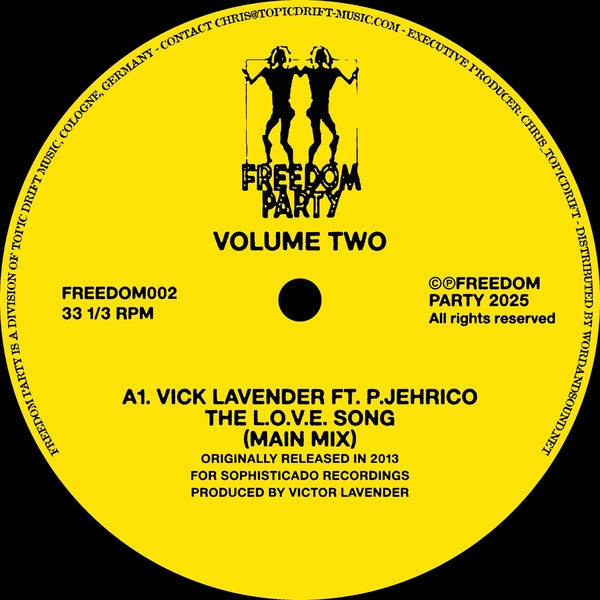 Freedom Party Vol. 2 Vinyl Record