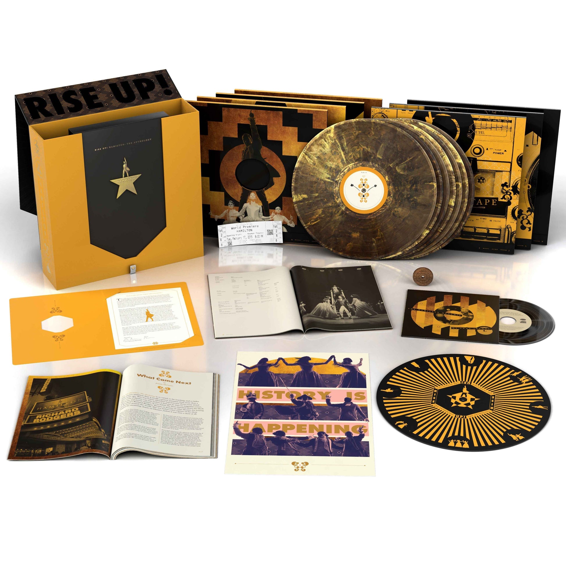 PRE-ORDER Various Artists Lin-Manuel Miranda - Rise Up! Hamilton: The Anthology (Box Set) [8LP] [Vinyl] Vinyl Record