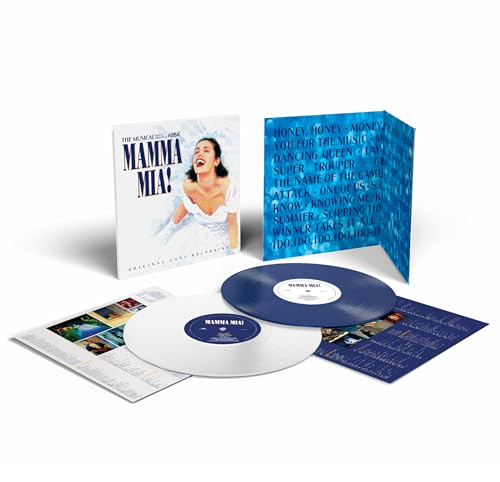 Various Artists - Mamma Mia! The Musical (Original London Cast Recording) (Blue/White Vinyl) [2Lp] [Vinyl] Vinyl Record