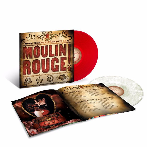 Moulin Rouge (Original Soundtrack) (Limited Edition, Red & Clear Vinyl) (2 Lp's) Vinyl Record