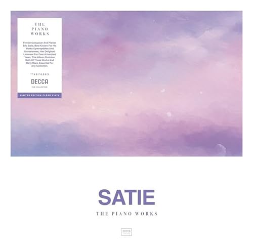 Various Artists - Satie: The Piano Works [Crystal Clear LP] Vinyl Record