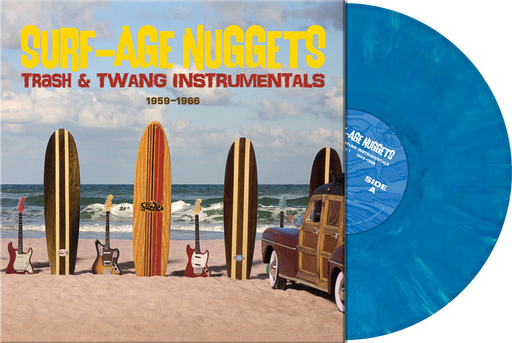 Various Artists - Surf-Age Nuggets: Trash & Twang Instrumentals (Indie Exclusive) [Laguna Blue Marble Vinyl] [Vinyl] Vinyl Record