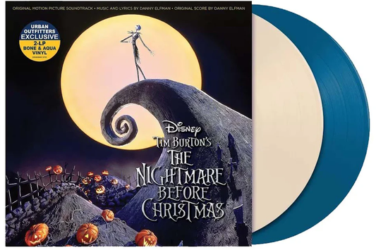 The Nightmare Before Christmas (Original Soundtrack) (Limited Edition, Bone & Aqua Colored Vinyl) (2 Lp's) Vinyl Record