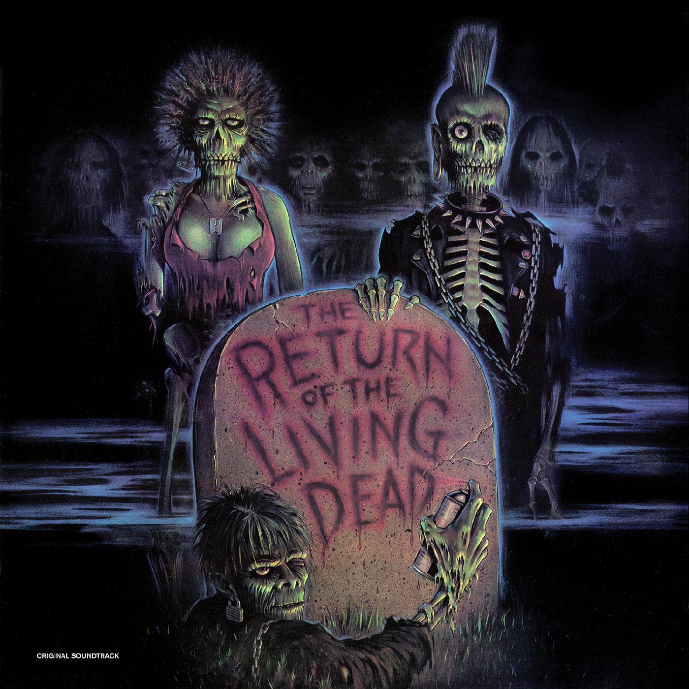 The Return Of The Living Dead--Original Soundtrack (Green W/ Black "Toxic Waste" ViNYL) Vinyl Record
