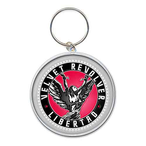 Velvet Revolver Circle Logo Keychain