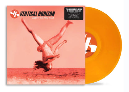 Vertical Horizon - Everything You Want: 25th Anniversary Edition (Clear Vinyl, Orange) Vinyl Record