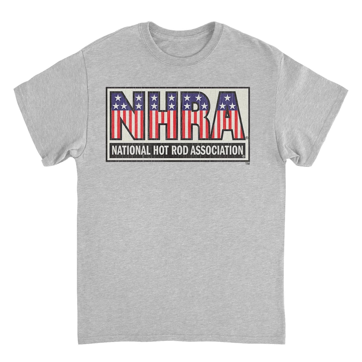 NHRA National Hot Rod Association Mens T Shirt Sport Grey Officially Licensed