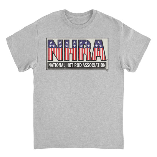 NHRA National Hot Rod Association Mens T Shirt Sport Grey Officially Licensed