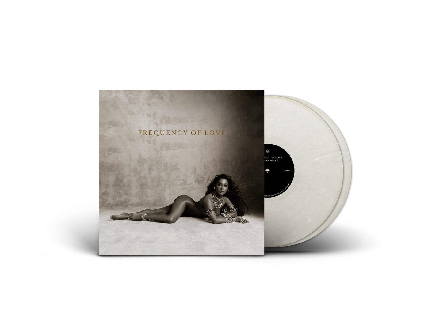PRE-ORDER Victoria Monet - Frequency Of Love (Indie Exclusive) [Cream Marble Blend] [2LP] [Vinyl] Vinyl Record