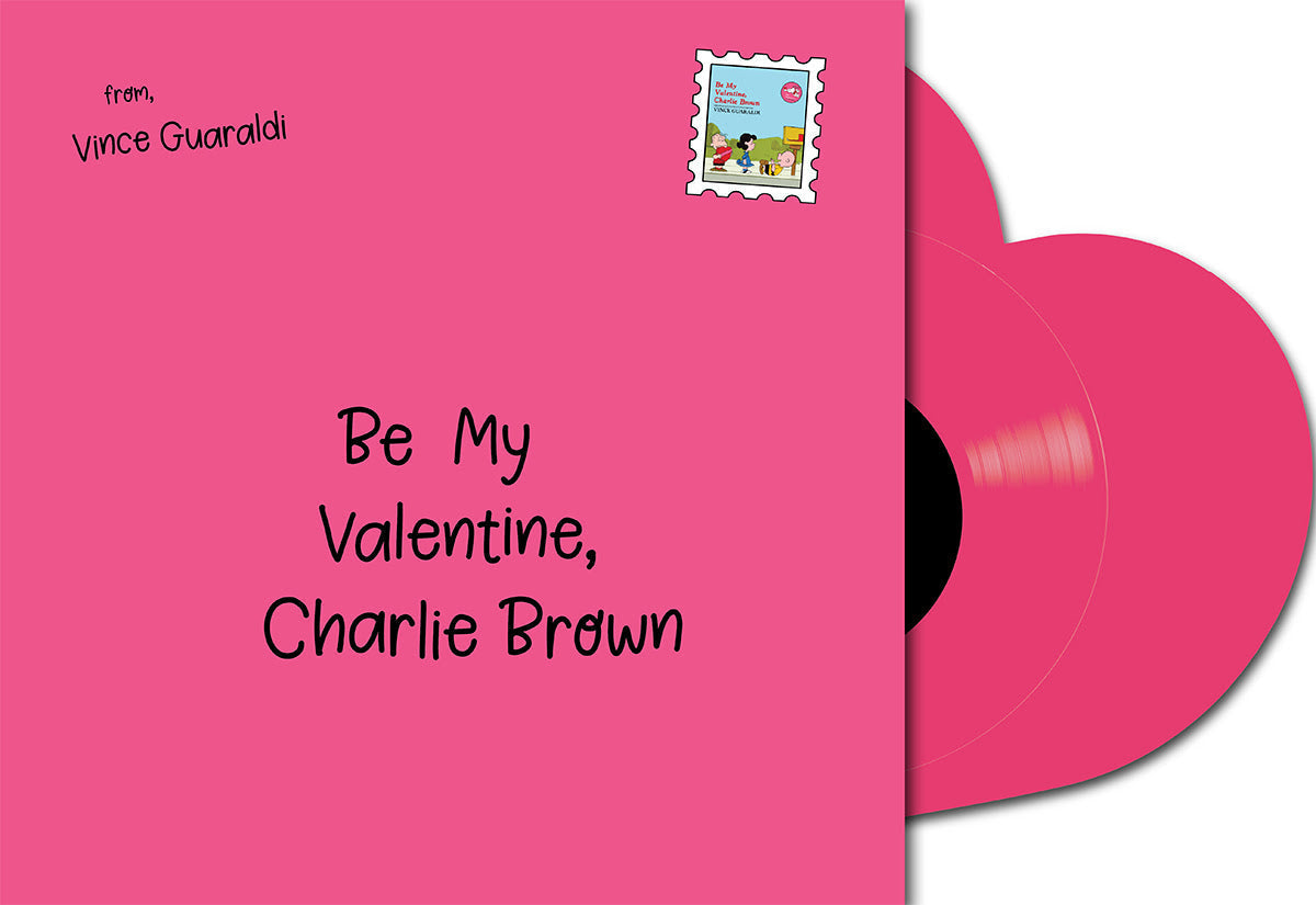 PRE-ORDER Vince Guaraldi - Be My Valentine, Charlie Brown (Indie Exclusive) [Pink Heart Shaped Vinyl] [Vinyl] Vinyl Record
