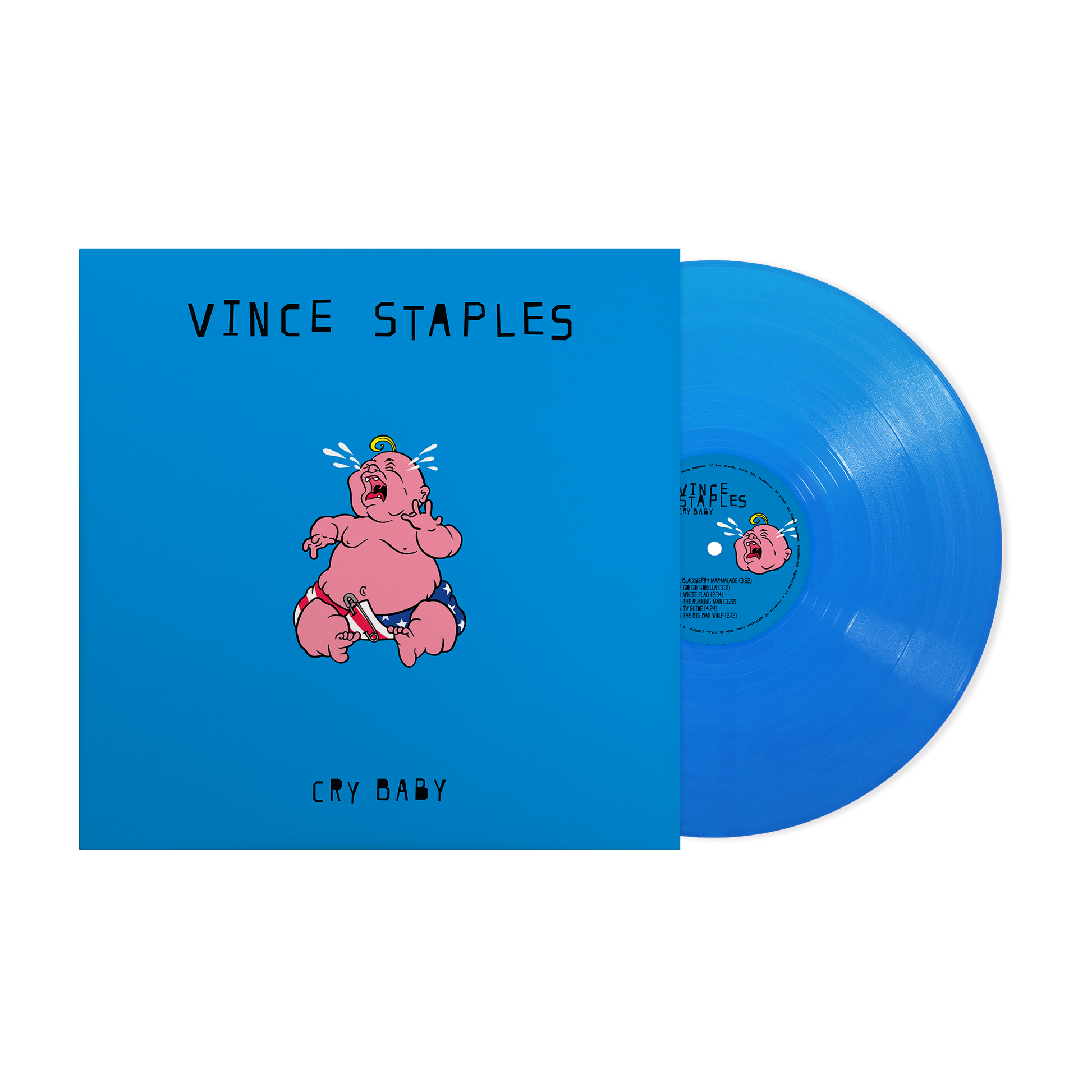 PRE-ORDER Vince Staples - Cry Baby (Uk Edition) [Baby Blue LP] [Alternate Cover] [Vinyl] Vinyl Record