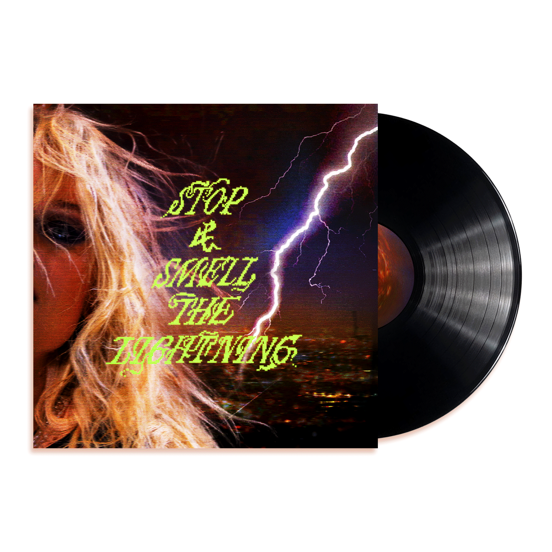 Annie Hamilton - Stop & Smell The Lightning (Blk) [Colored Vinyl] (Grn) Vinyl Record Album Cover