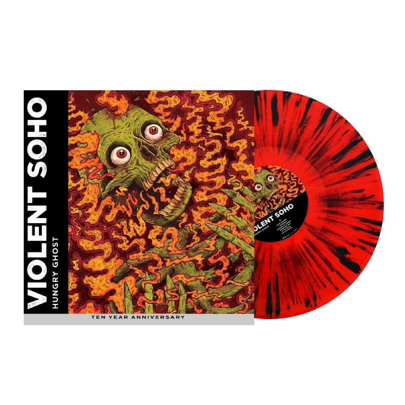 Violent Soho - Hungry Ghost (10 Year Anniversary Edition) (Yellow With Orange & Red Splatter Vinyl) [Vinyl] Vinyl Record