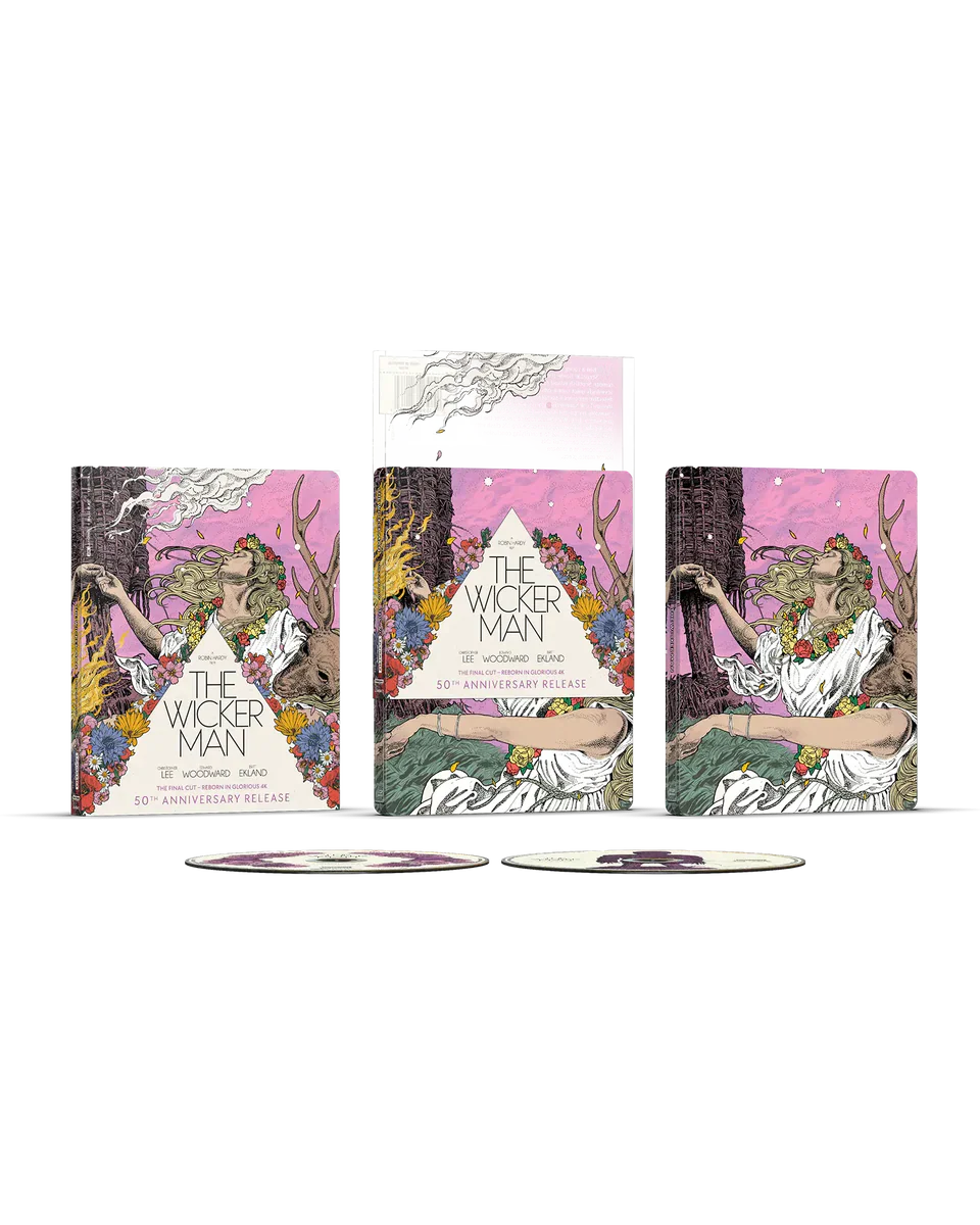 The Wicker Man - 50th Anniversary Limited Edition Steelbook (4K UHD + Blu-ray + Digital)
