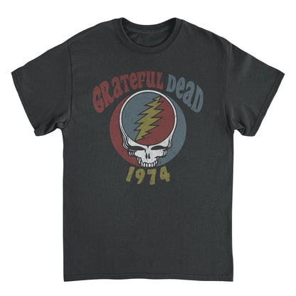 Grateful Dead Tour 73 Color Mens T Shirt Black Officially Licensed
