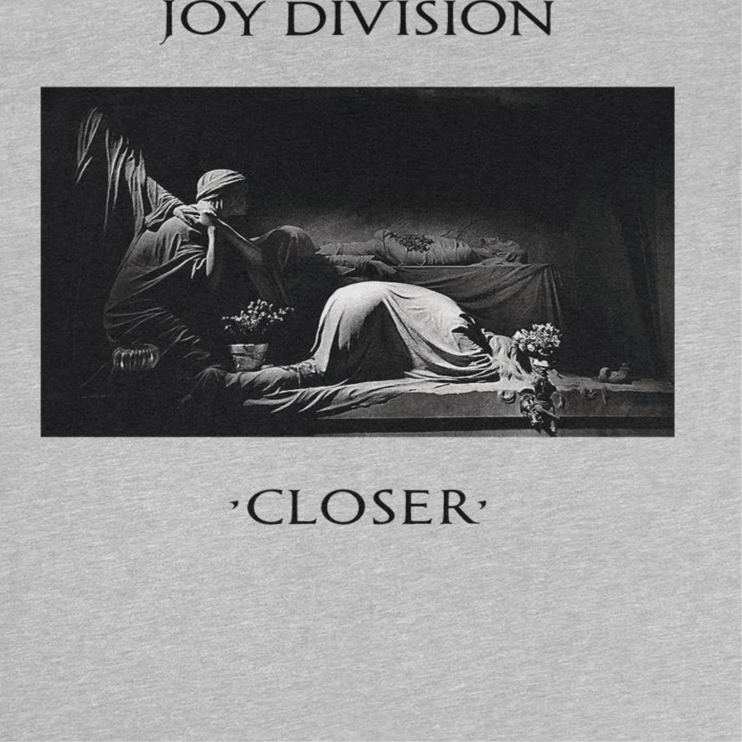 Joy Division Closer T Shirt Grey Officially Licensed
