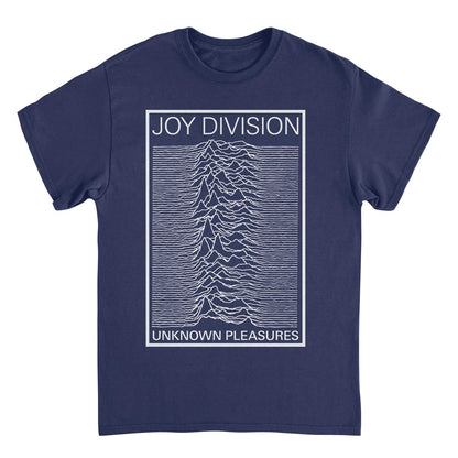Joy Division Unknown Pleasures Frame T Shirt Blue Officially Licensed