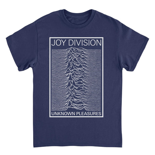 Joy Division Unknown Pleasures Frame T Shirt Blue Officially Licensed