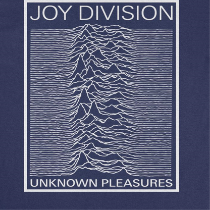 Joy Division Unknown Pleasures Frame T Shirt Blue Officially Licensed