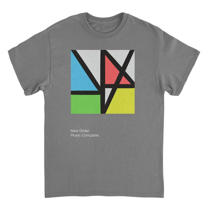 New Order Music Complete Title T Shirt Grey Officially Licensed