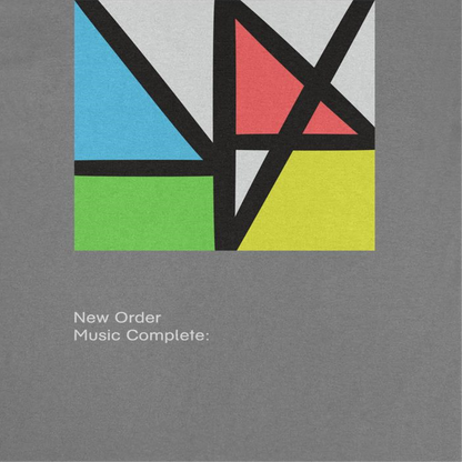 New Order Music Complete Title T Shirt Grey Officially Licensed