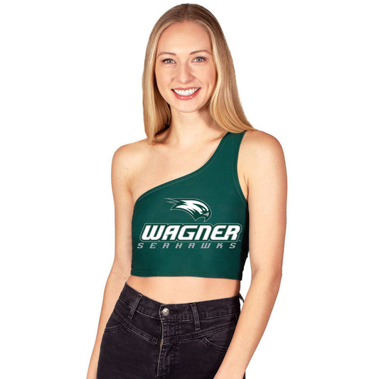Wagner Green Womens One Shoulder Tank Top Officially Licensed