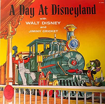A Day At Disneyland with Walt Disney & Jiminy Cricket Vinyl Record